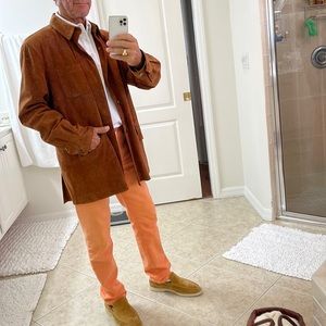 Hickey Freeman men’s suede jacket L